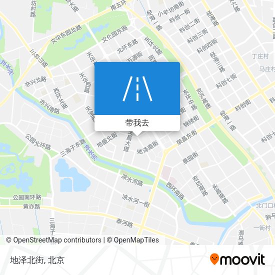地泽北街地图