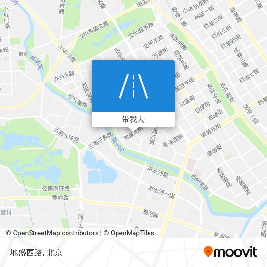 地盛西路地图