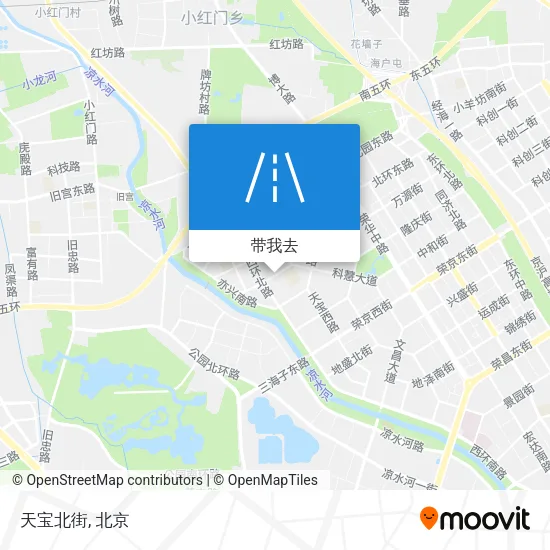 天宝北街地图