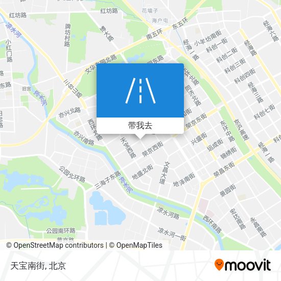 天宝南街地图