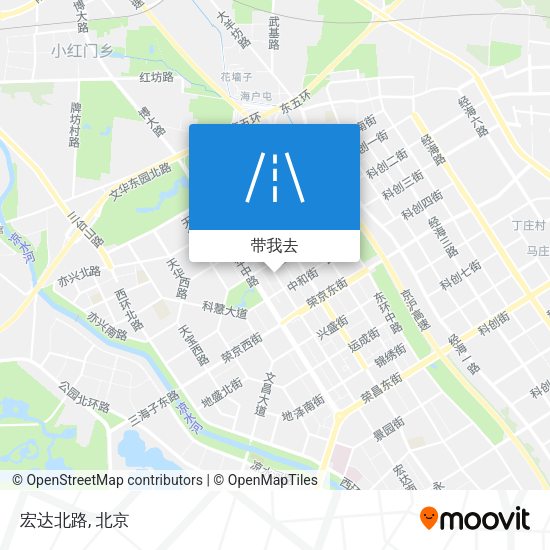 宏达北路地图