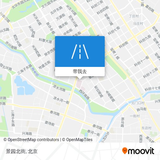 景园北街地图