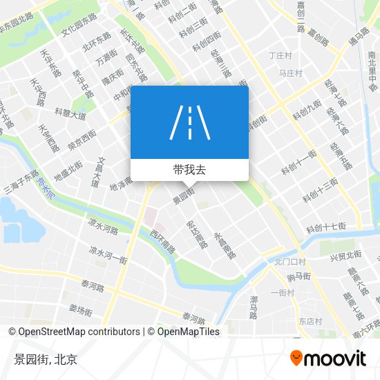 景园街地图