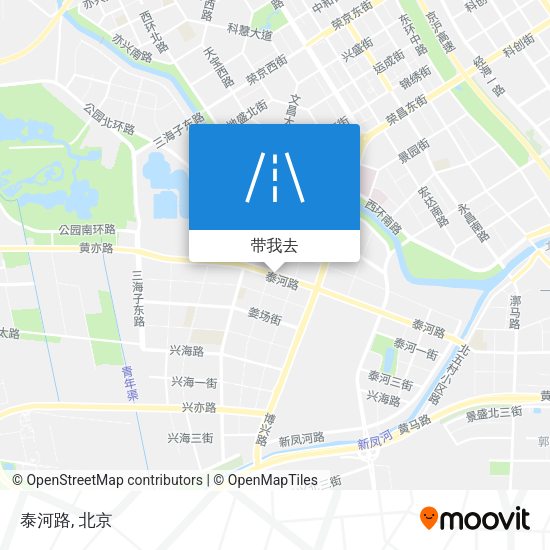 泰河路地图