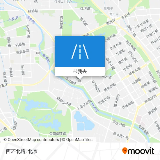西环北路地图