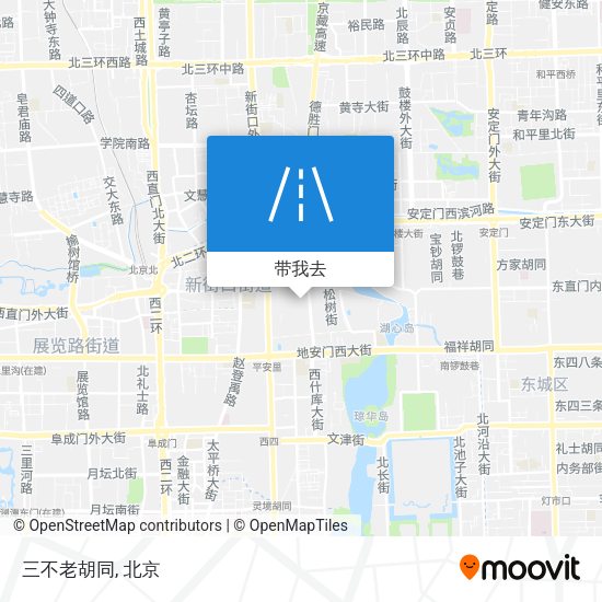 三不老胡同地图