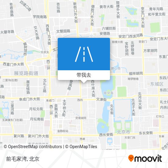 前毛家湾地图