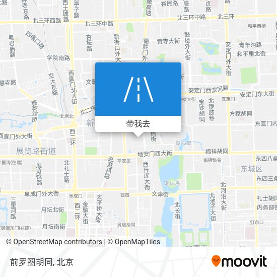 前罗圈胡同地图