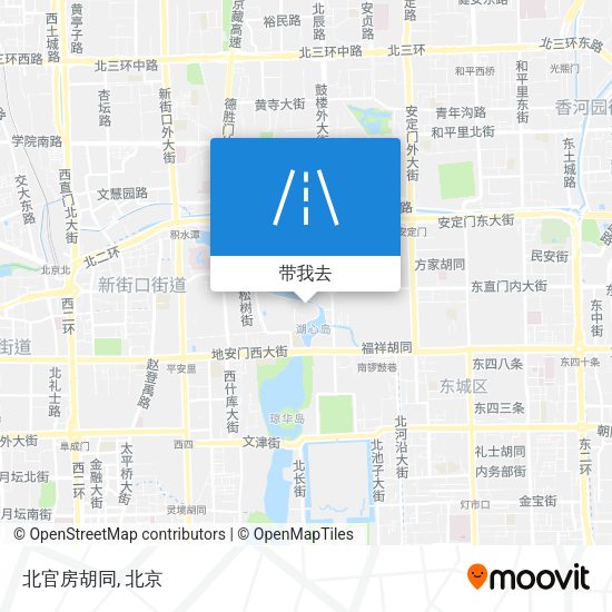 北官房胡同地图