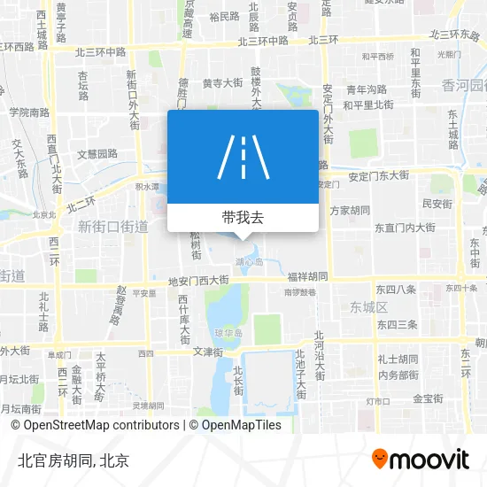 北官房胡同地图
