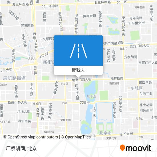厂桥胡同地图