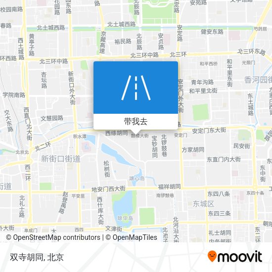 双寺胡同地图