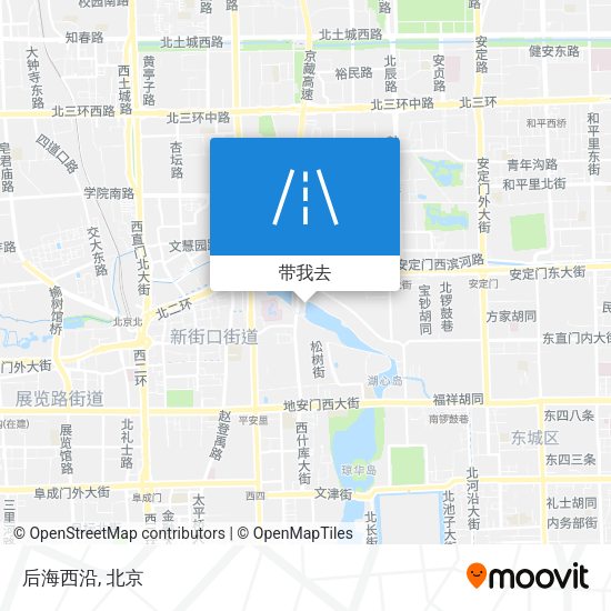 后海西沿地图