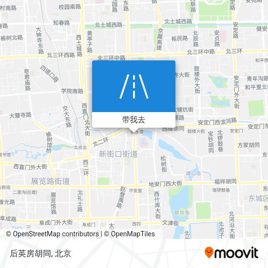 后英房胡同地图