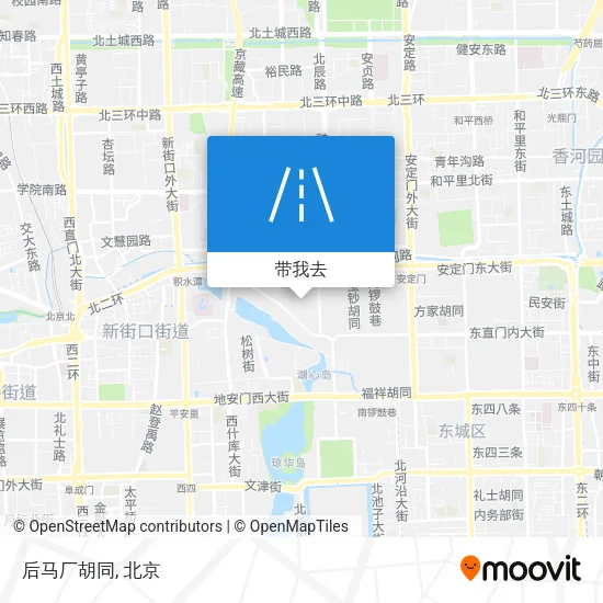 后马厂胡同地图