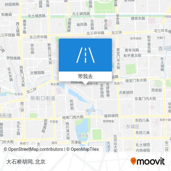 大石桥胡同地图