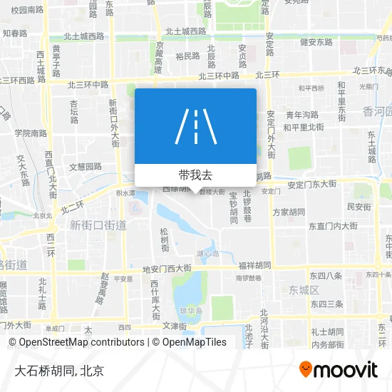 大石桥胡同地图