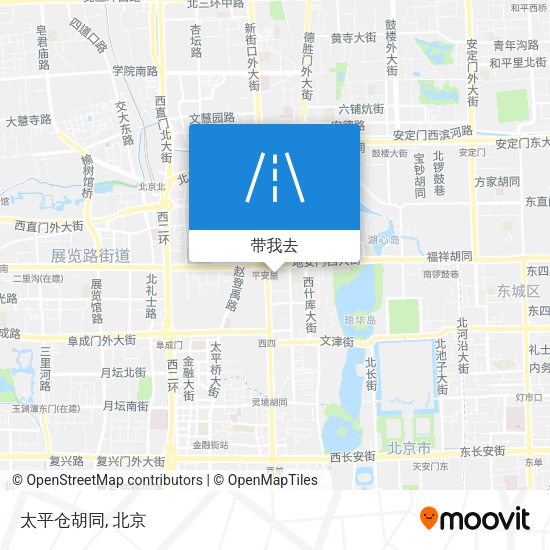 太平仓胡同地图