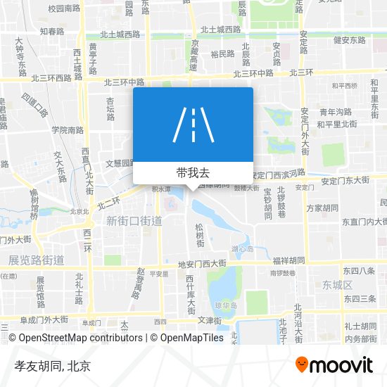 孝友胡同地图