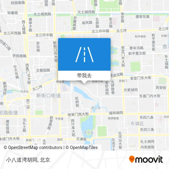 小八道湾胡同地图