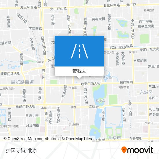 护国寺街地图