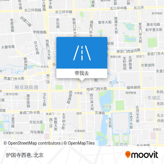 护国寺西巷地图