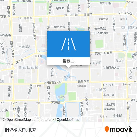 旧鼓楼大街地图