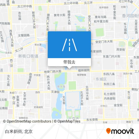 白米斜街地图
