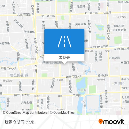 簸罗仓胡同地图