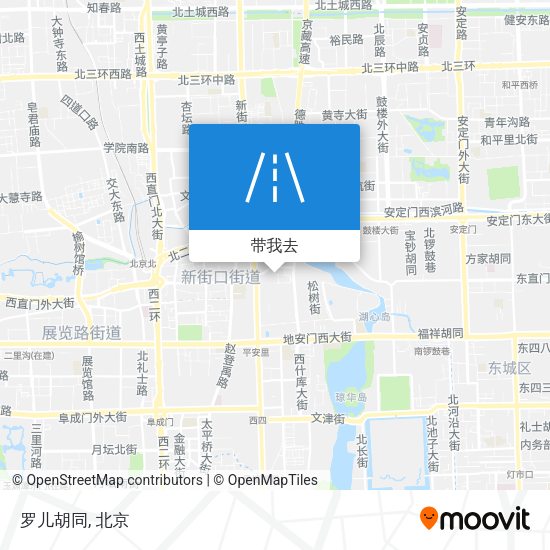 罗儿胡同地图