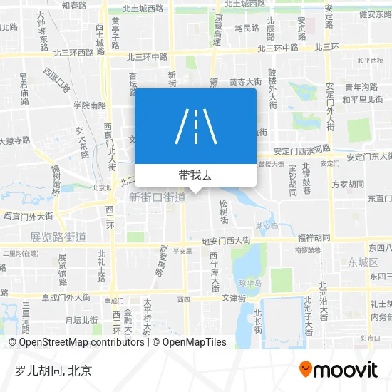 罗儿胡同地图