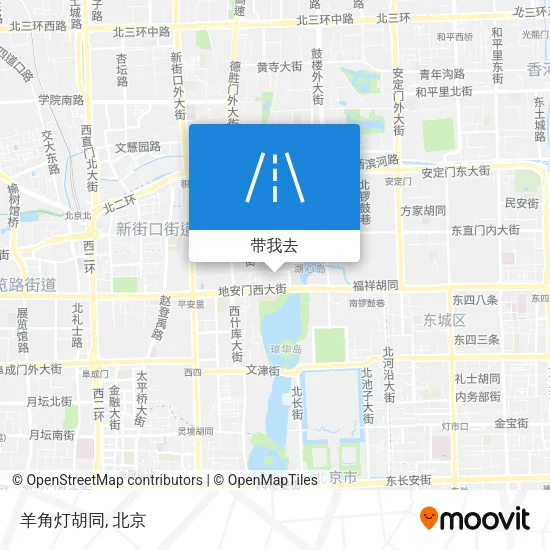 羊角灯胡同地图