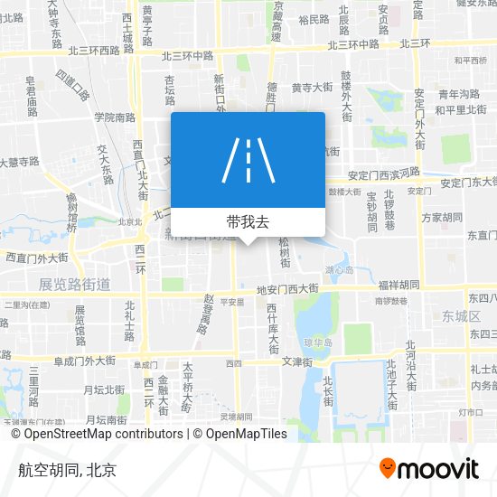 航空胡同地图