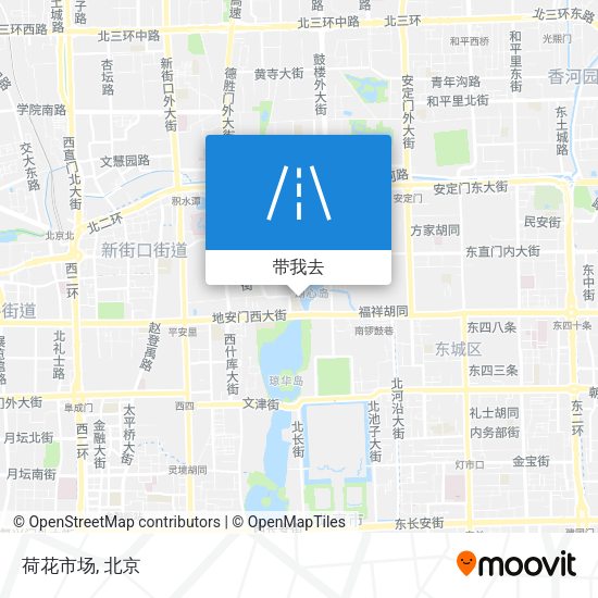 荷花市场地图