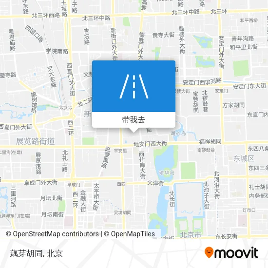 藕芽胡同地图