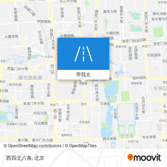 西四北八条地图