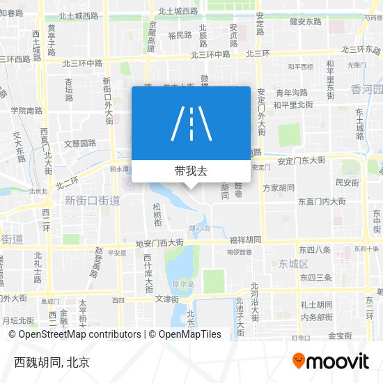 西魏胡同地图
