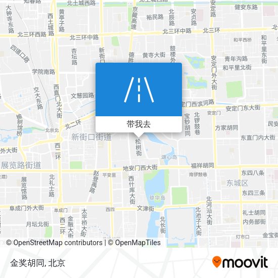 金奖胡同地图