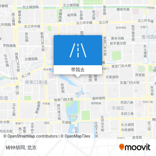 铸钟胡同地图