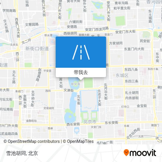 雪池胡同地图