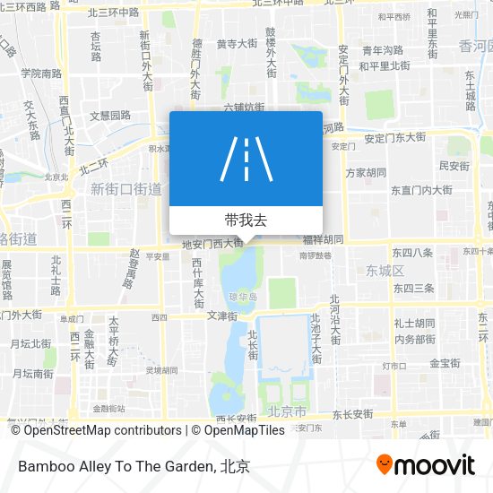 Bamboo Alley To The Garden地图