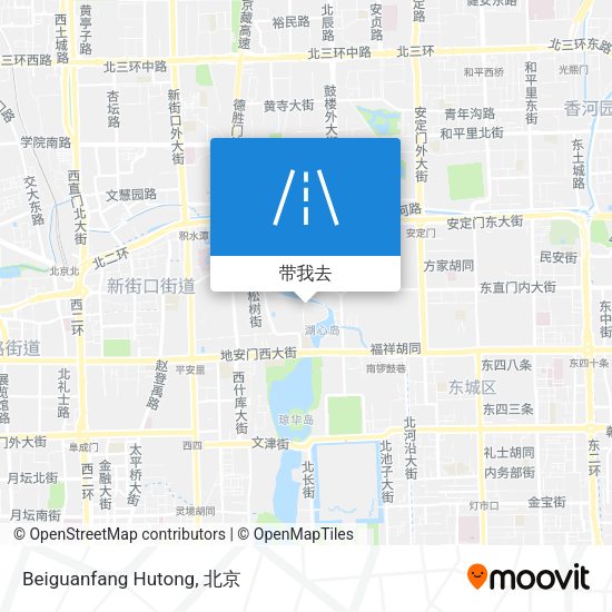 Beiguanfang Hutong地图
