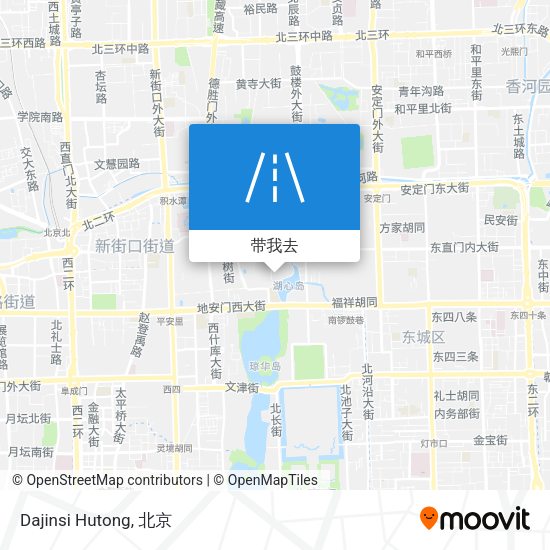 Dajinsi Hutong地图