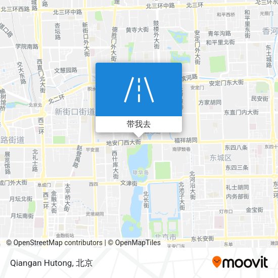 Qiangan Hutong地图