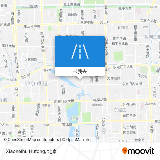 Xiaoheihu Hutong地图