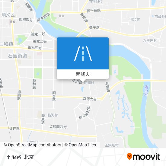 平沿路地图