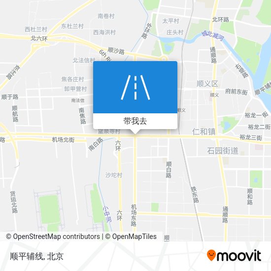顺平辅线地图