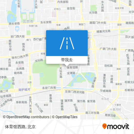 体育馆西路地图