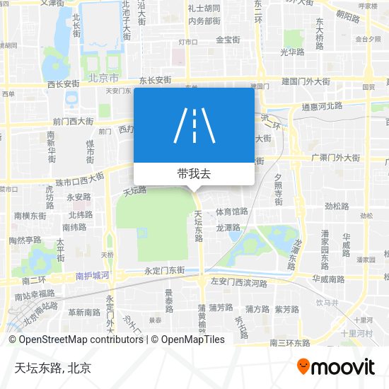 天坛东路地图
