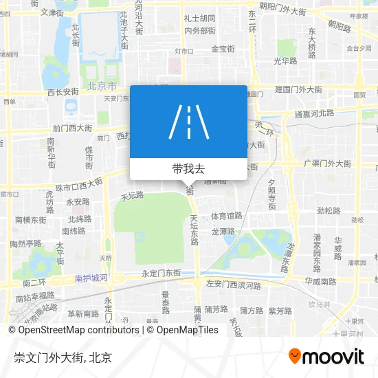 崇文门外大街地图